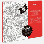 Pirate Coloring Poster by OMY Design & Play Kids OMY 
