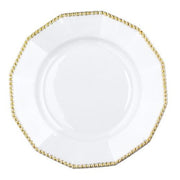 Pearl Gold Gourmet or Charger Plate, 12.6" by Nymphenburg Porcelain Nymphenburg Porcelain 