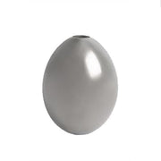 Egg Vase by Ted Muehling for Nymphenburg Porcelain Nymphenburg Porcelain Goose Egg Platinum Matte 