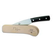 No. 365 Pontormo Versatile Knife with Black Lucite Handle & Wood Block by Berti Knife Berti 
