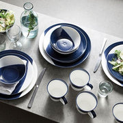 Bowls of Plenty Dark Blue 16 Pc Dinnerware Set by Royal Doulton Dinnerware Royal Doulton 