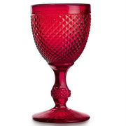 Bicos Water Glasses, Set of 4, 9.5 oz. by Vista Alegre Glassware Vista Alegre Red 