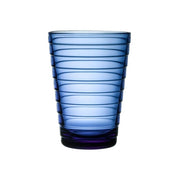 Ultramarine Blue Glass Tumblers by Aino Aalto, Set of 2 for Iittala Glassware Iittala 11 oz Ultramarine Blue 
