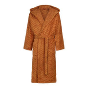 Rex Degraded Chevron Hooded Solid Color Bathrobe by Missoni Home Robes Missoni Home Small 62 