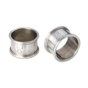 Round Napkin Ring, Set of 2 by Match Pewter Dinnerware Match 1995 Pewter 
