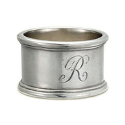 Round Napkin Ring, Set of 2 by Match Pewter Dinnerware Match 1995 Pewter 