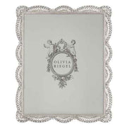 Rowena Photo Frame, Silver by Olivia Riegel Frames Olivia Riegel 8" x 10" - Shipping in February 