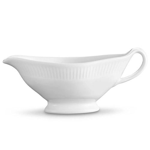 Pillivuyt Plisse Sauceboat and Underplate - Thumbnail 3
