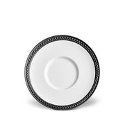 Soie Tressee Black Saucer by L'Objet Dinnerware L'Objet 