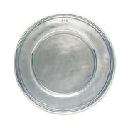 Pewter Scribed Rim Charger by Match Pewter Dinnerware Match 1995 Pewter Large 