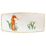 Seahorse Rectangle Tray, 12" x 5.5" by Abbiamo Tutto Dinnerware Abbiamo Tutto 