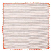 Seersucker Striped Cotton Napkins, Set of 4, 21” by Kim Seybert Cloth Napkins Kim Seybert 