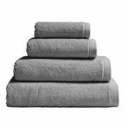 Essentiel Organic Cotton Towels, Multiple Solid Colors by Alexandre Turpault Towel Alexandre Turpault Face Cloth 11.8" Stone Grey 