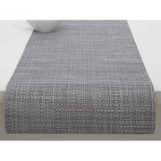 Chilewich: Basketweave Woven Vinyl Placemats Sets of 4 & Runners Placemat Chilewich Runner 14" x 72" Shadow 