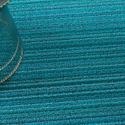 Shag Skinny Stripe Indoor/Outdoor Rug by Chilewich Rug Chilewich Doormat (18" x 28") Turquoise 