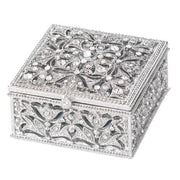 Silver Luxembourg Square Box by Olivia Riegel Jewelry & Trinket Boxes Olivia Riegel 
