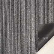 Shag Skinny Stripe Indoor/Outdoor Rug by Chilewich Rug Chilewich Doormat (18" x 28") Shadow 