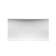 Mesh Small Rectangular Platter by Gemma Bernal for Rosenthal Dinnerware Rosenthal Solid White 