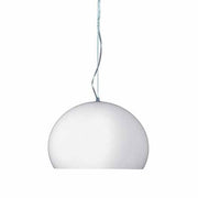 Small FL/Y Matte Suspension Lamp by Ferruccio Laviani for Kartell Lighting Kartell White/Matte 