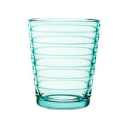 Glass Tumblers by Aino Aalto, Set of 2 for Iittala Glassware Iittala 7.75 oz Water Green 