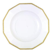 Pearl Gold Soup Plate, 8.7" by Nymphenburg Porcelain Nymphenburg Porcelain 