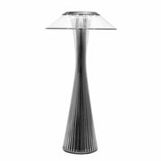 Space Indoor Table Lamp by Adam Tihany for Kartell Lighting Kartell Titanium 