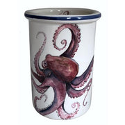 Octopus Wine Bottle/Utensil Holder, 7" by Abbiamo Tutto Dinnerware Abbiamo Tutto 