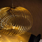 Spring Medium Brass Pendant Light by Tom Dixon Lighting Tom Dixon 