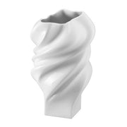 Squall Vase, White Glazed by Cedric Ragot for Rosenthal Vases, Bowls, & Objects Rosenthal Small 