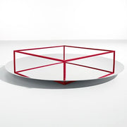 Surface + Border No. 1 Tray by Ron Gilad for Danese Milano Fruit Bowl Danese Milano Red/Mirror 