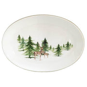 Woodlands Oval Platter, 12" x 15" by Abbiamo Tutto Dinnerware Abbiamo Tutto 