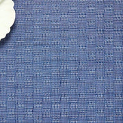 Chilewich: Bay Weave Woven Vinyl Placemats, Set of 4 Placemat Chilewich Rectangle 14" x 19" Blue Jean 