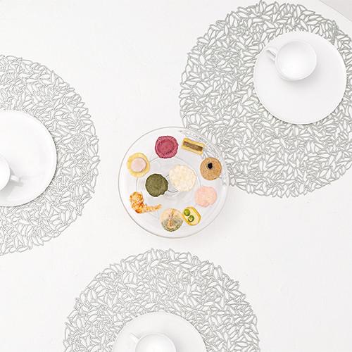 Petal Pressed Round Vinyl Placemats by Chilewich Amusespot Unique