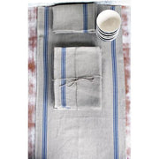 French Monogramme Linen 60" Table Runner by Thieffry Freres & Cie Linen Thieffry Freres & Cie 
