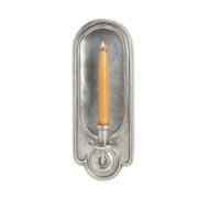 Wall Sconce, Tall by Match Pewter Candleholder Match 1995 Pewter 