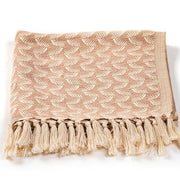 Silent Ripple Waves Luxury Hand Flat Woven Turkish Cotton Towel, Set of 2 Towel Etisha 
