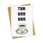 Tea Hee Hee Card Cards Tayham 
