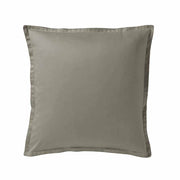 Teophile Solid Color Organic Sateen Pillow Shams by Alexandre Turpault Bedding Alexandre Turpault Euro Khaki 