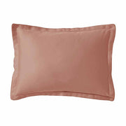 Teophile Solid Color Organic Sateen Pillow Cases by Alexandre Turpault Bedding Alexandre Turpault Standard Terracotta 
