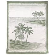 Palm Breezes Green Cotton Kitchen Towel, 31" x 22", Set of 4 by Abbiamo Tutto Dish Towel Abbiamo Tutto 