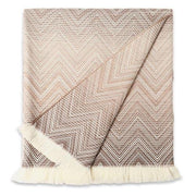 Timmy Wool Throw 51" x 75" by Missoni Home Blankets Missoni Home Beige (481) 