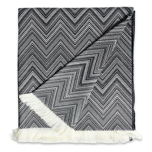 Timmy Wool Throw 51" x 75" by Missoni Home Amusespot Unique