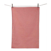 Traditional Checked Dish Towel, set of 2 by Tissage de L’Ouest Dish Towel Tissage de L'Ouest Red 