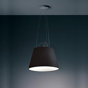 Tolomeo Mega Suspension Lamp by Artemide Lighting Artemide Black 17" 