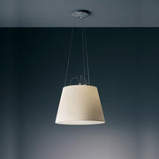 Tolomeo Mega Suspension Lamp by Artemide Lighting Artemide Parchment 17" 