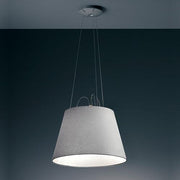 Tolomeo Mega Suspension Lamp by Artemide Lighting Artemide Silver Fiber 21" 