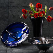 Única Blue Trilogy Centerpiece by Vista Alegre Vases, Bowls, & Objects Vista Alegre 