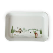 Winter Tapas or Serving Platter, 7" x 4.5" by Pillivuyt France- Fall 2023 Pillivuyt 