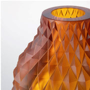 Coco Amber Art Glass Vase from the Heroine Collection, 13" by Kateřina Handlová Glassware Ruckl 