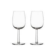 Raami White Wine Glass, set of 2 by Jasper Morrison for Iittala Glassware Iittala 